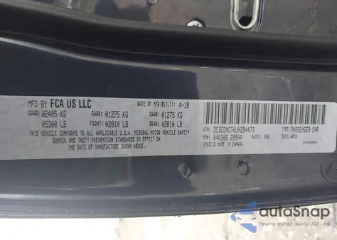 2018 Dodge Charger R/T z USA, uszkodzony, nr VIN 2C3CDXCT0JH284473